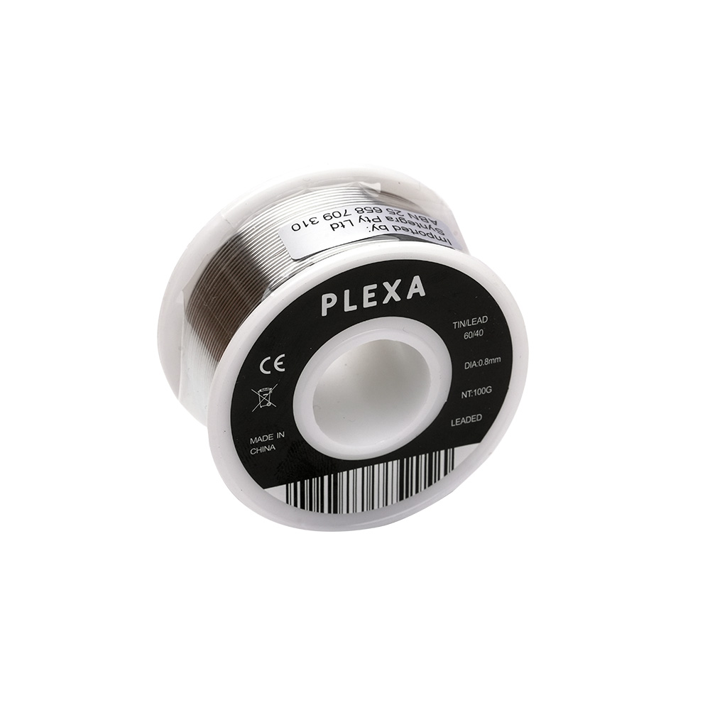 plexa solder 0 8mm diameter 100g syntegra product australia