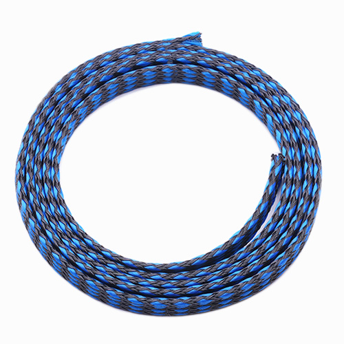plexa cotton pet braiding wire protection 8mm 1m syntegra blue black product