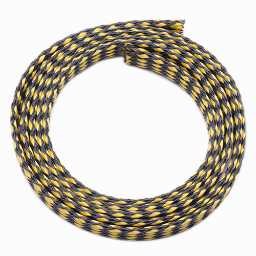plexa cotton pet braiding wire protection 8mm 1m syntegra yellow black product