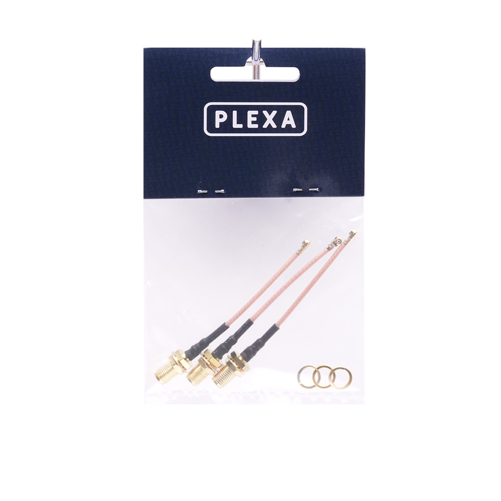 plexa sma female to ufl connector 60mm 3 pack syntegra package