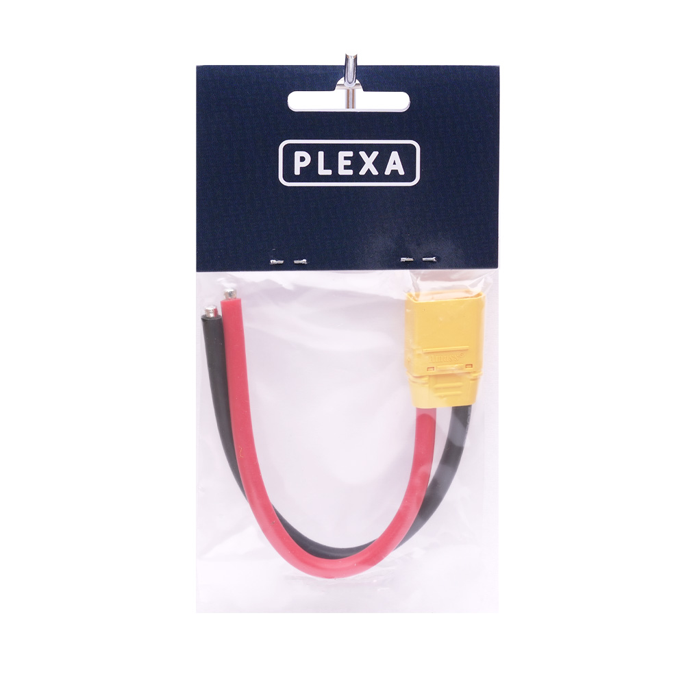 plexa xt90 male 10awg 150mm cable syntegra package